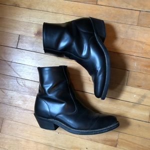 Genuine Leather Laredo Ankle Chelsea Western Boots